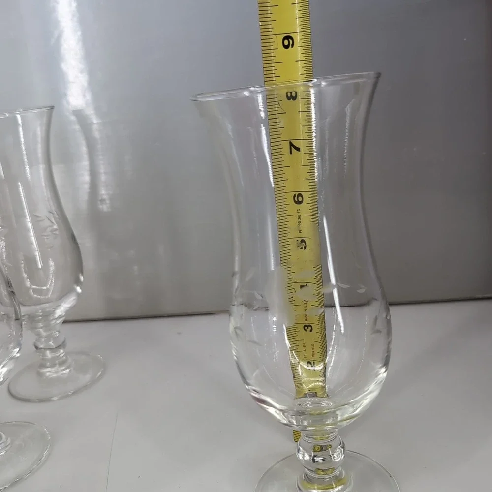 Princess House Heritage Hurricane Parfait Dessert Stemmed 8.25 Height